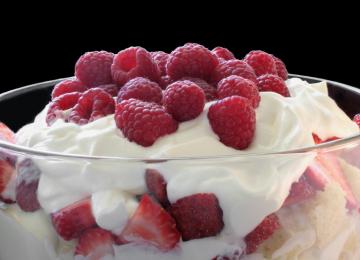 Easy Raspberry Trifle