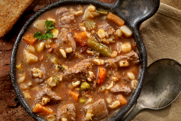 beef vegetable and barley soup