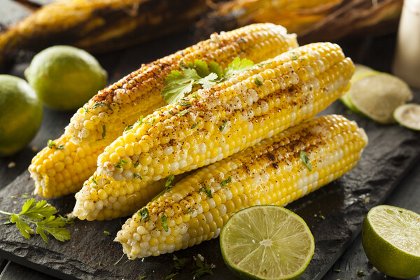 Corn with Cilantro Cumin Butter
