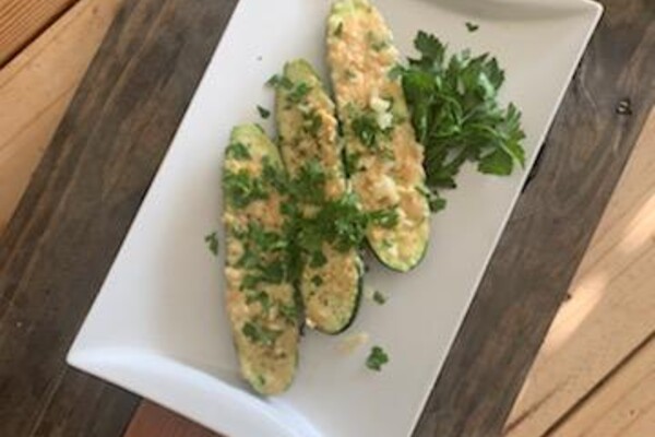 Zucchini Garlic Spears