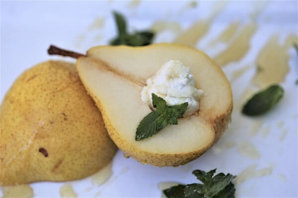 Mint Pear Halves