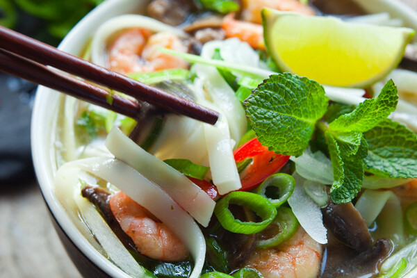 Pho with Shrimp