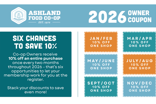 2026 Owner Coupon with monthly discounts