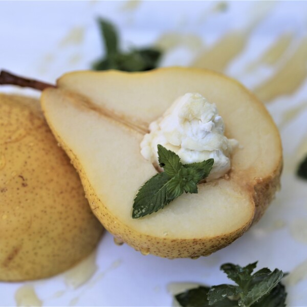Mint Pear Halves