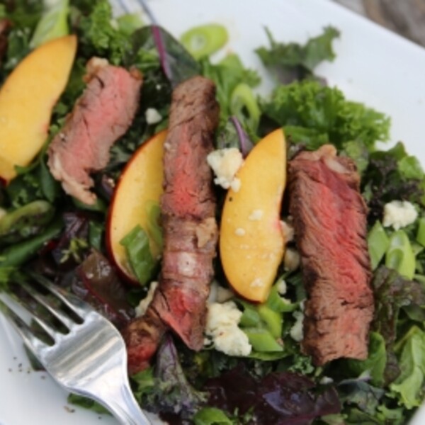 Nectarine Steak Salad