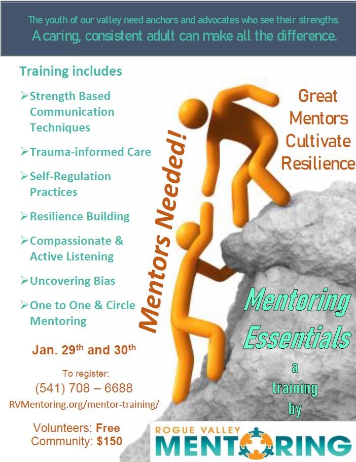 Rogue Valley Mentoring Mentor Training